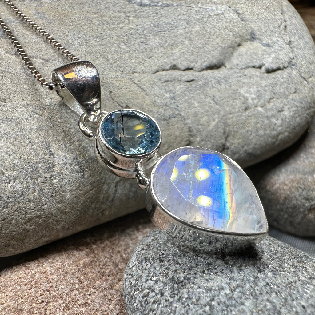 Celtic Morning Moonstone Necklace