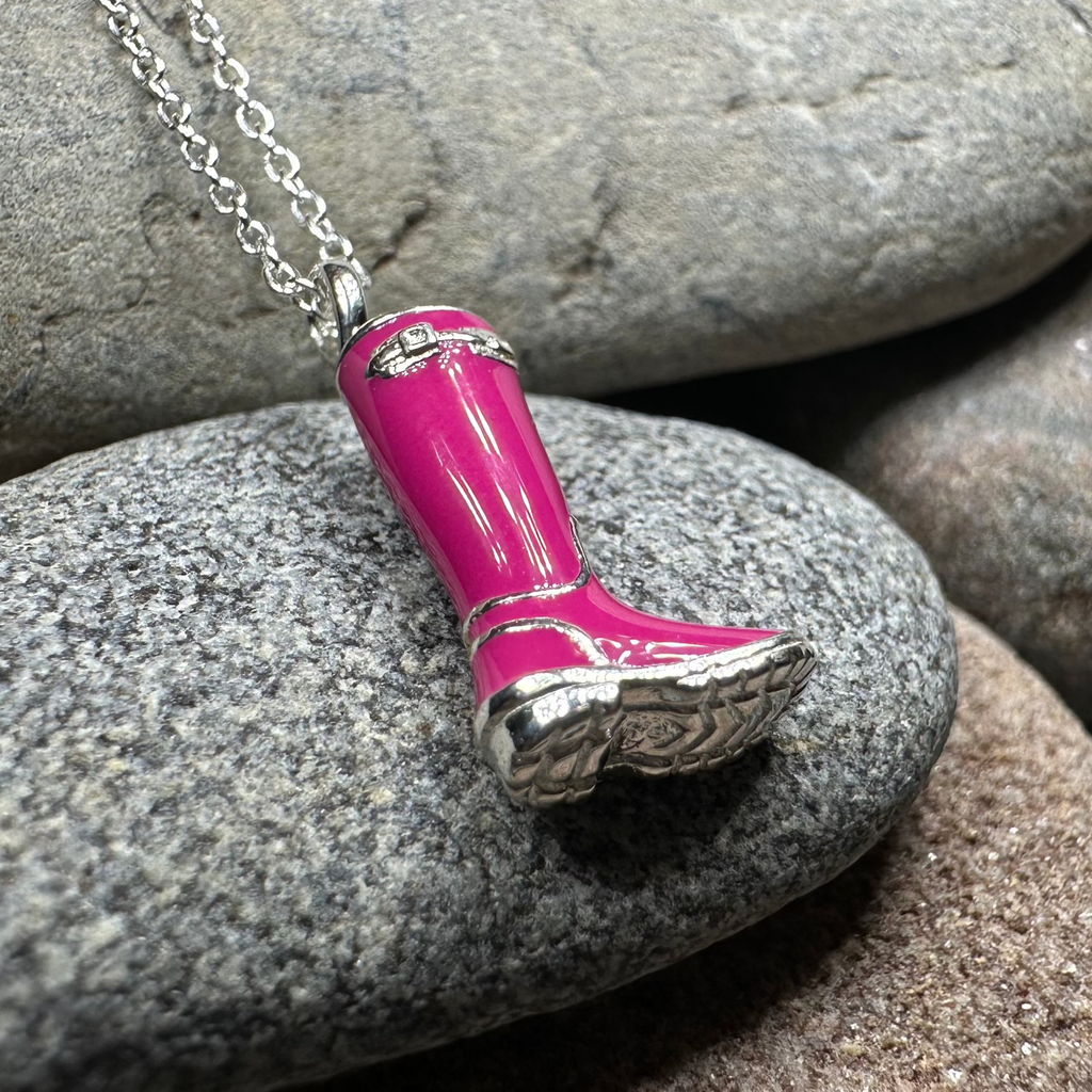 Rainy Day Wellies Boot Necklace