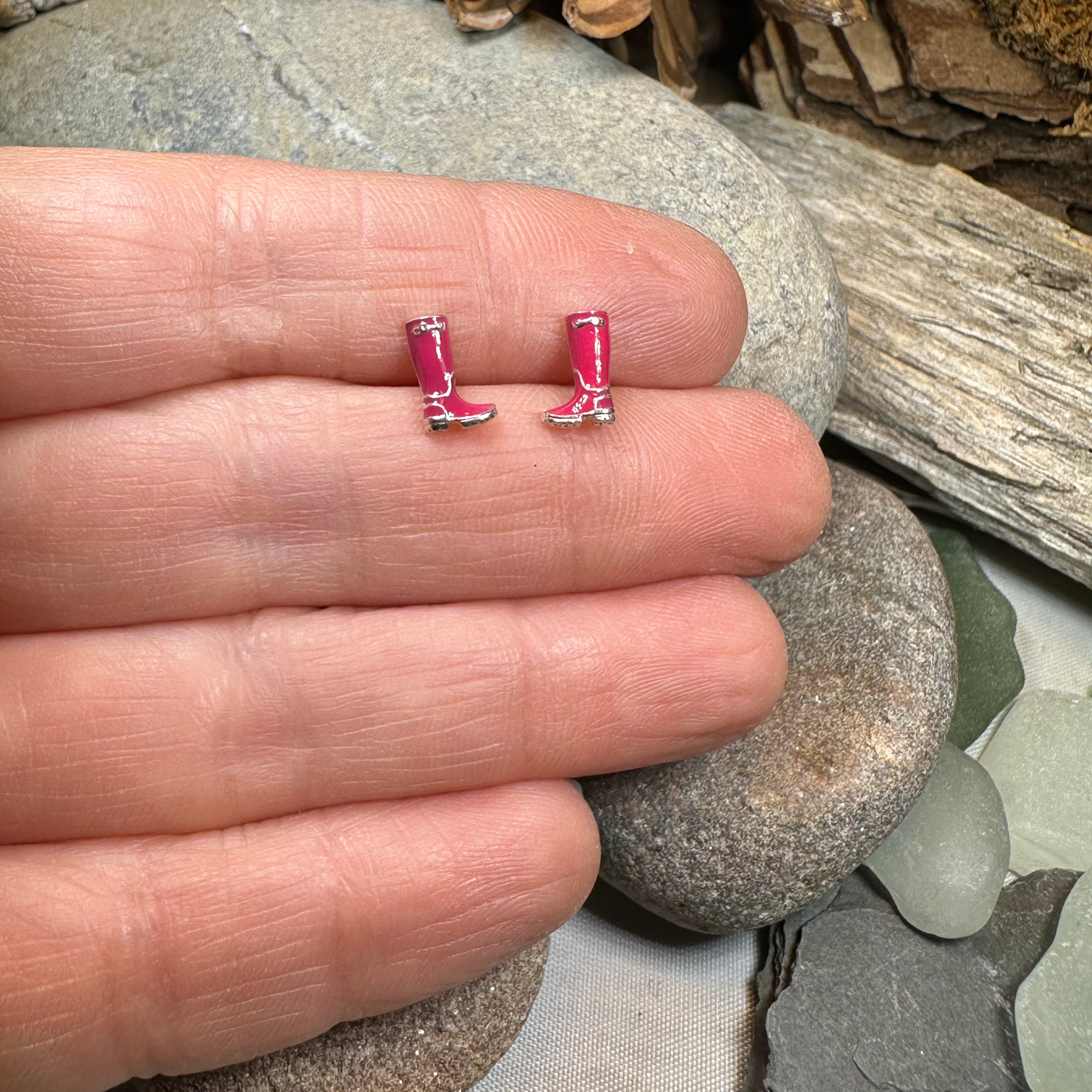 Rainy Day Wellies Boot Earrings