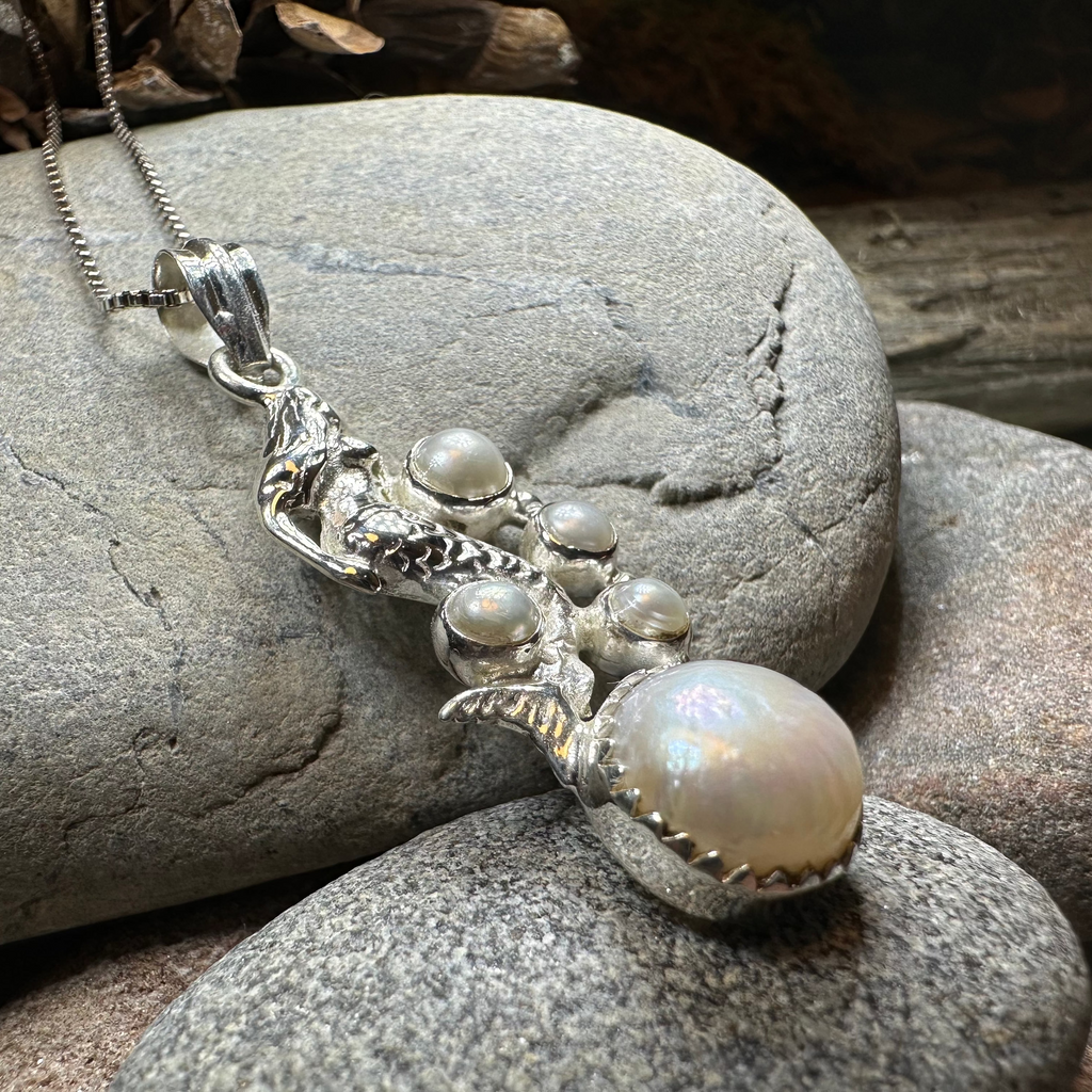 Marica Pearl Mermaid Necklace