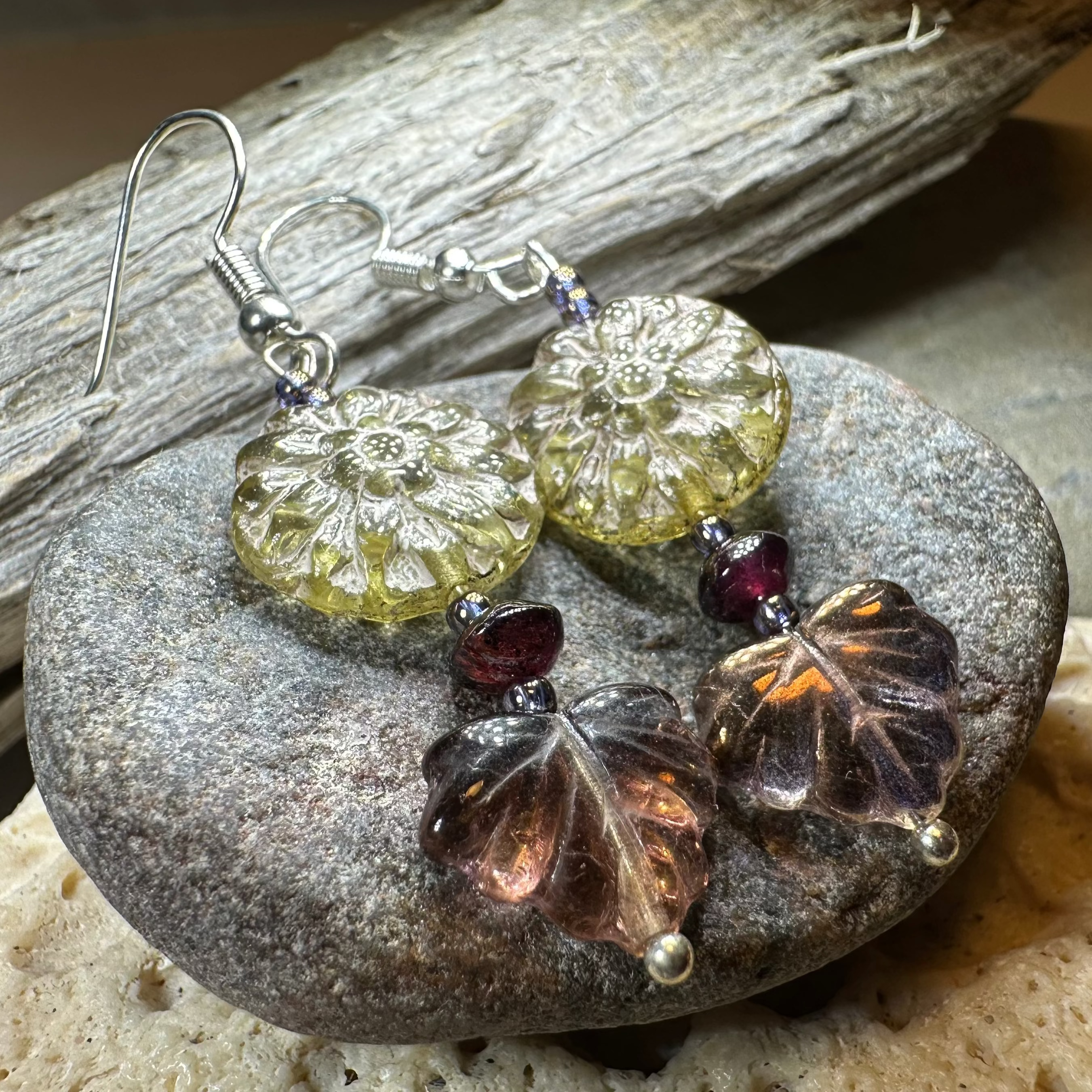 Elven Irish Forest Earrings