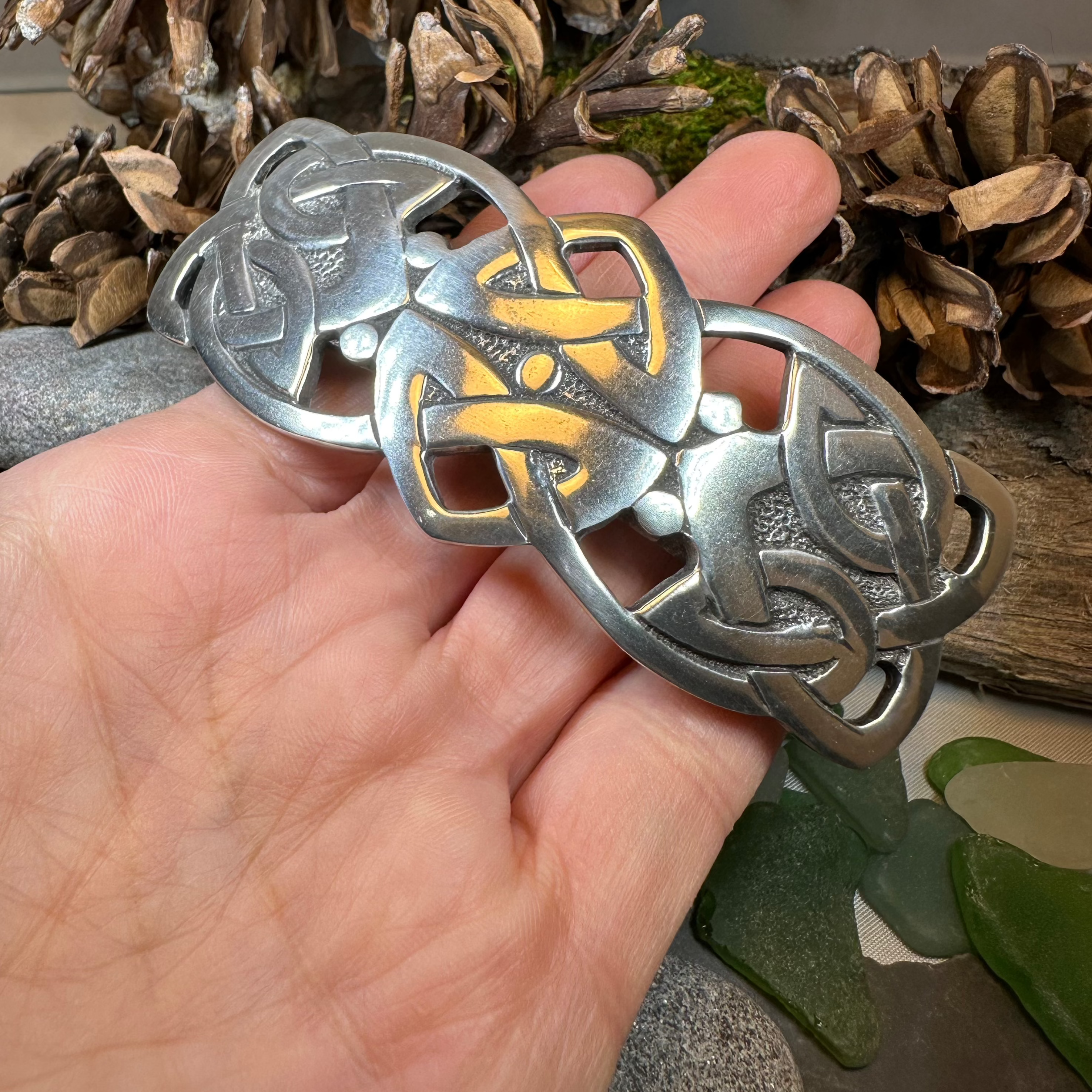 Celtic Friendship Knot Hair Clip for Women