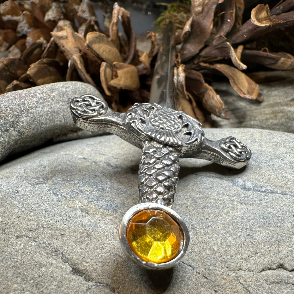 Alexander Scottish Thistle Kilt Pin