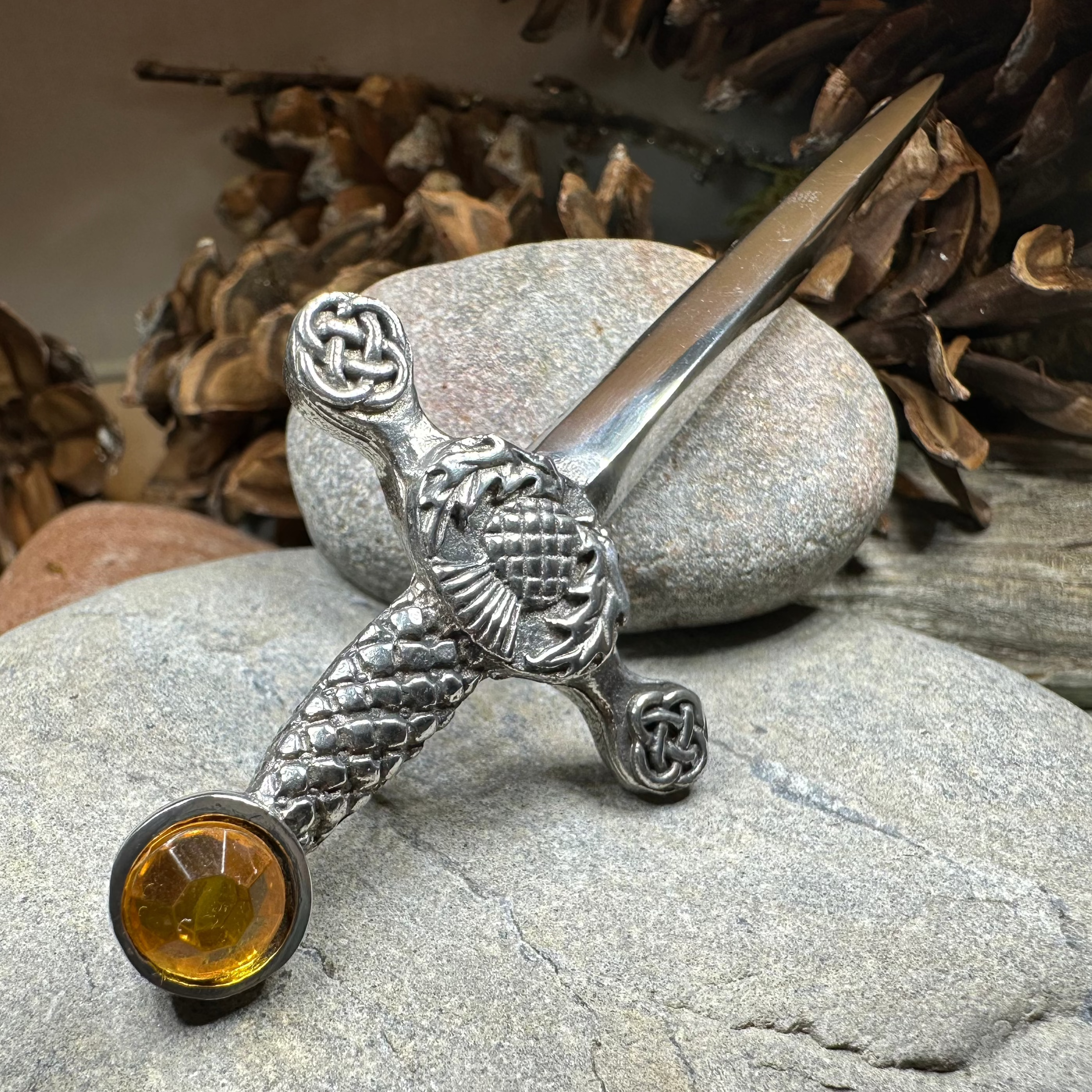 Alexander Scottish Thistle Kilt Pin