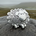 Wooly Sheep Brooch