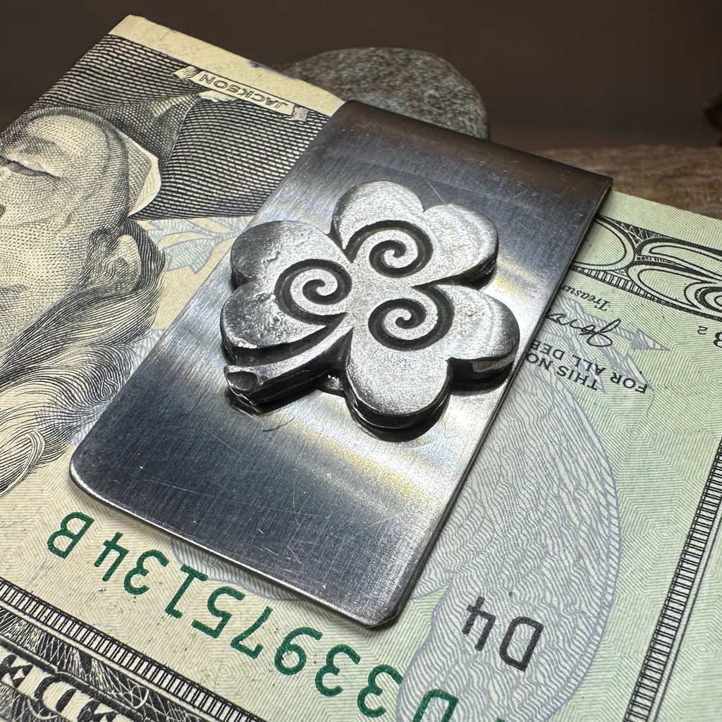 Celtic Shamrock Money Clip