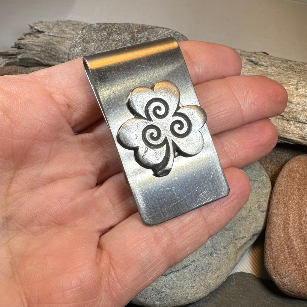 Celtic Shamrock Money Clip