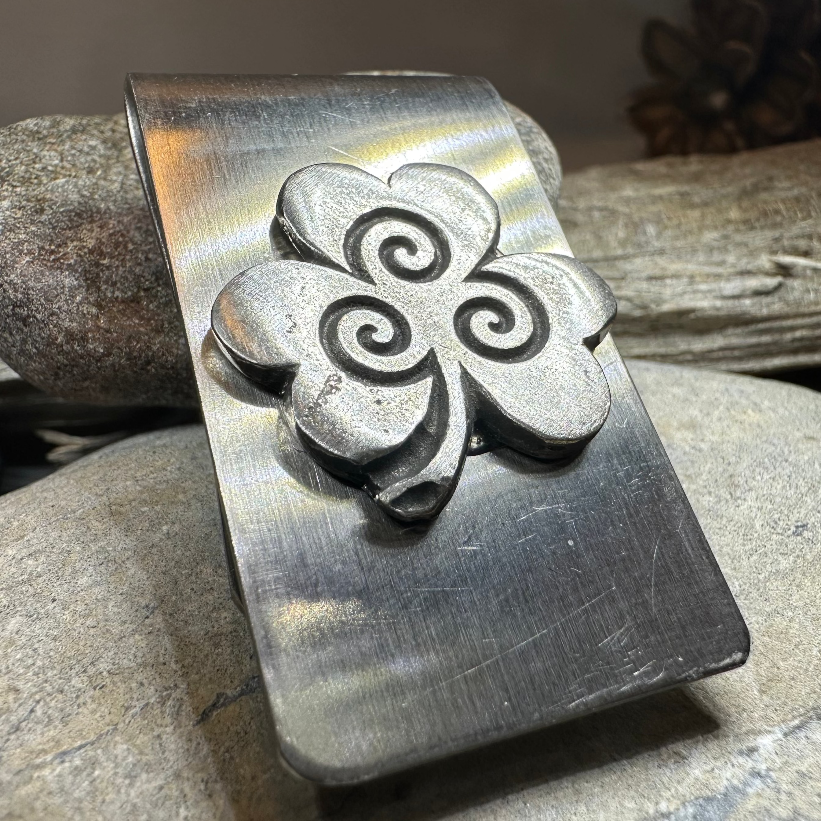 Celtic Shamrock Money Clip