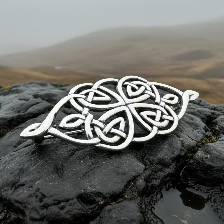 Jenna Celtic Knot Brooch