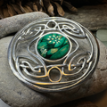 Heathergems Celtic Knot Brooch - Classic Scottish Jewelry