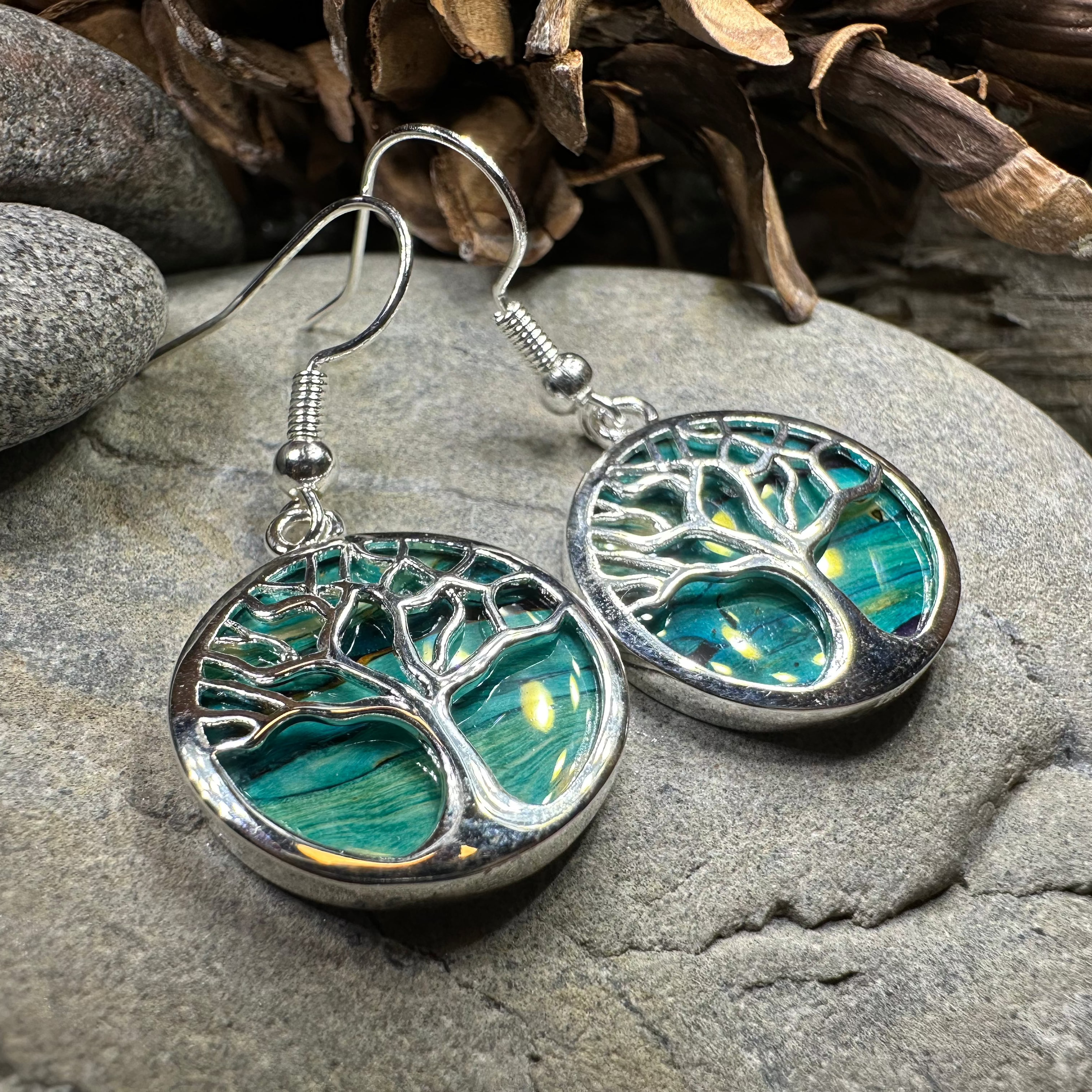 Heathergems Tree of Life Earrings from Scotland