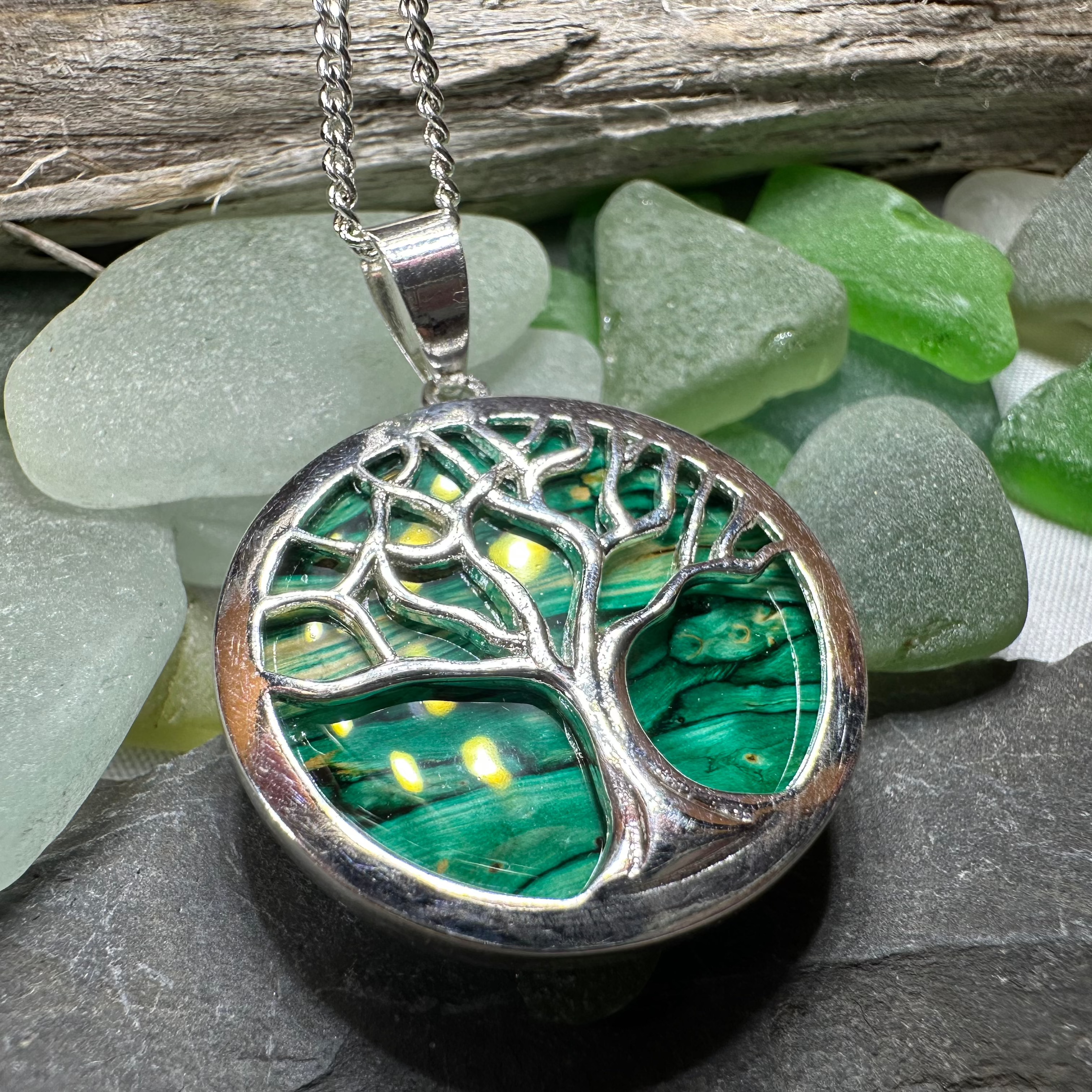 Heathergems Scottish Tree of Life Necklace - Handmade in Scotland