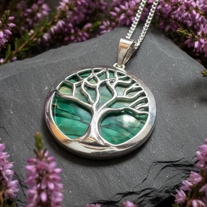 Heathergems Scottish Tree of Life Necklace - Handmade in Scotland