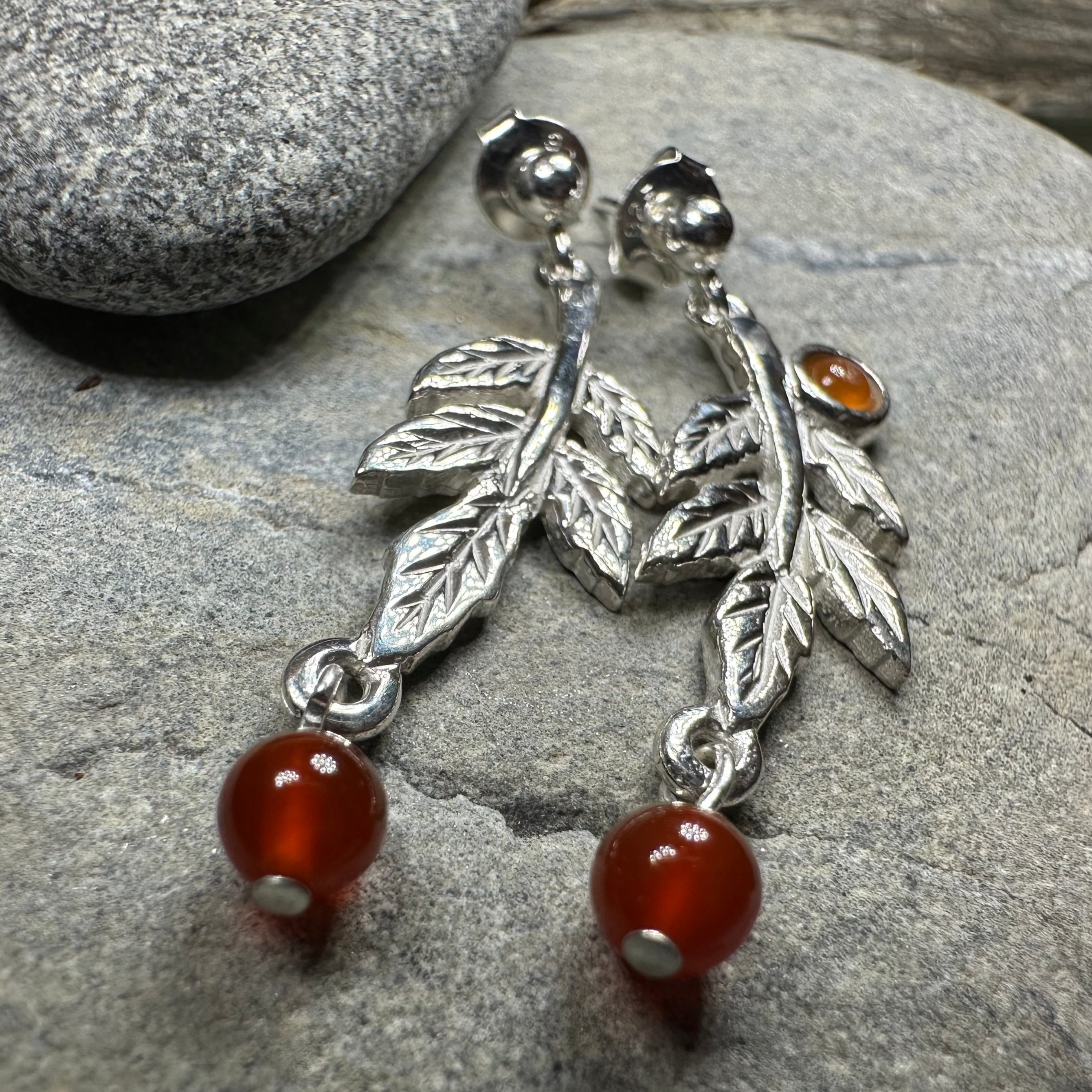 Rowan Tree of Life Earrings - Handmade in Scotland