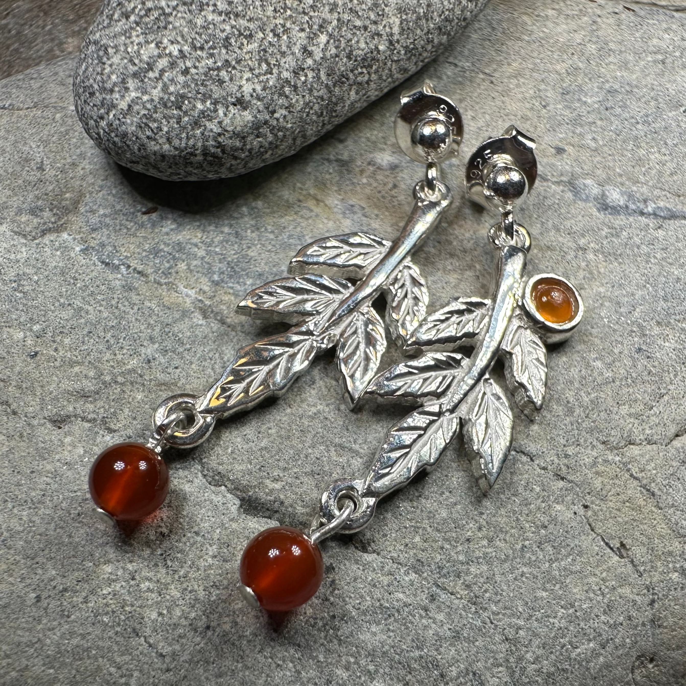 Rowan Tree of Life Earrings - Handmade in Scotland
