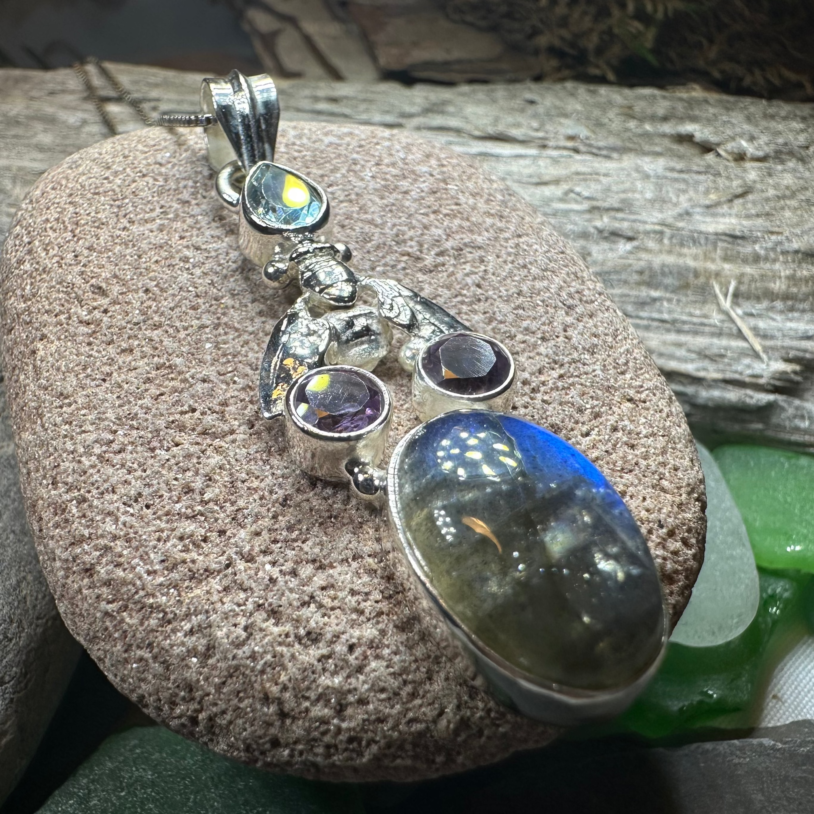 Fairy Dust Bee Necklace