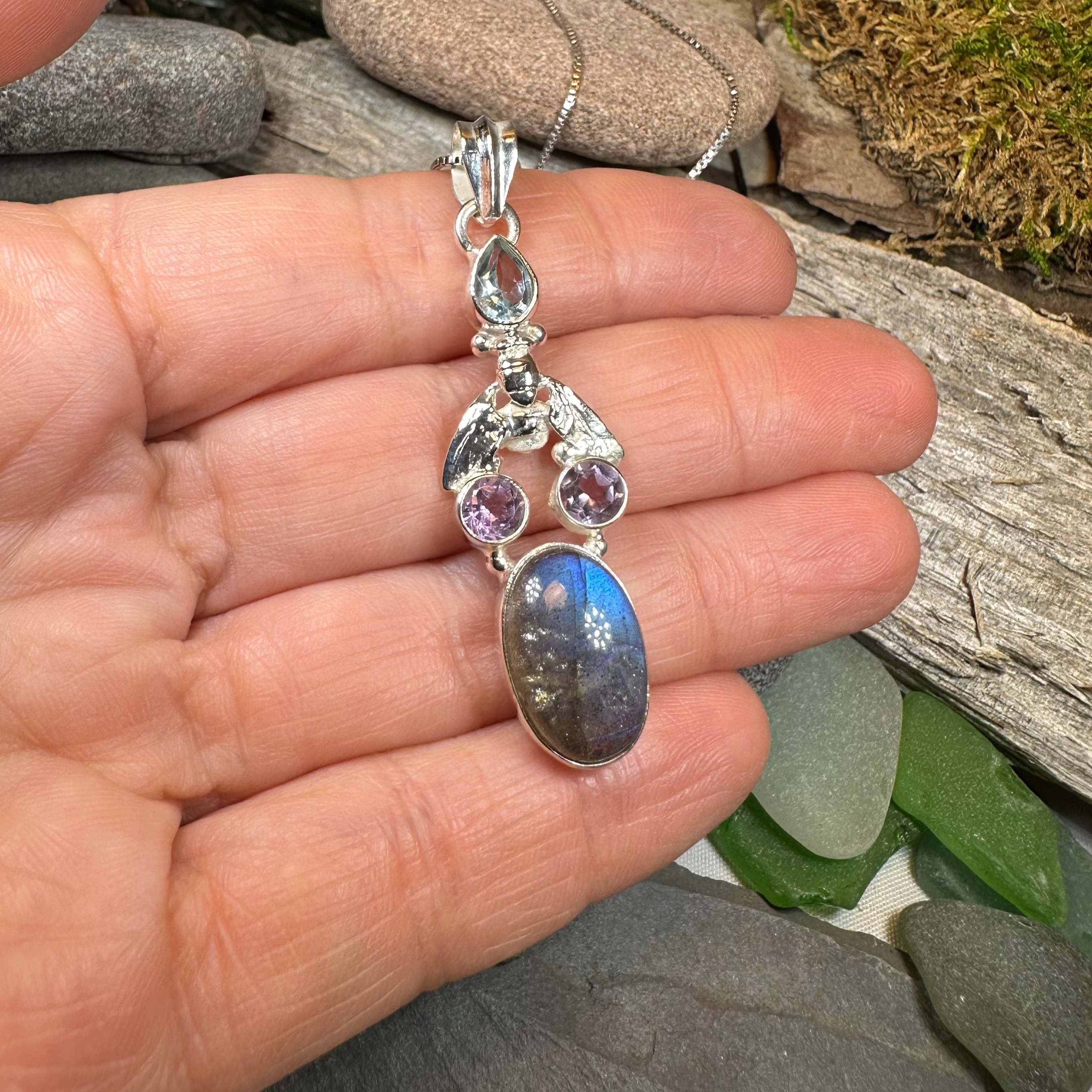 Fairy Dust Bee Necklace