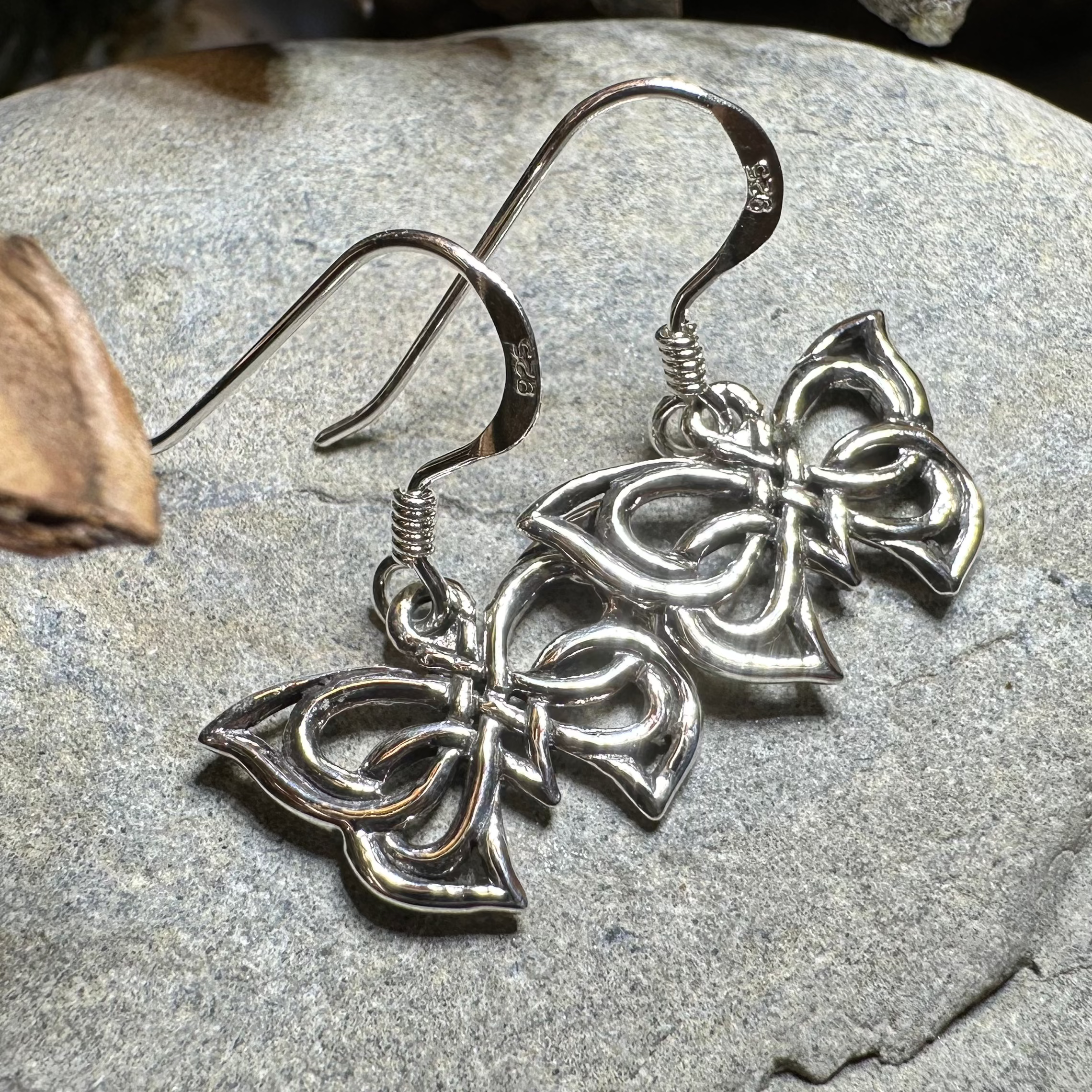 Flutter Celtic Butterfly Earrings