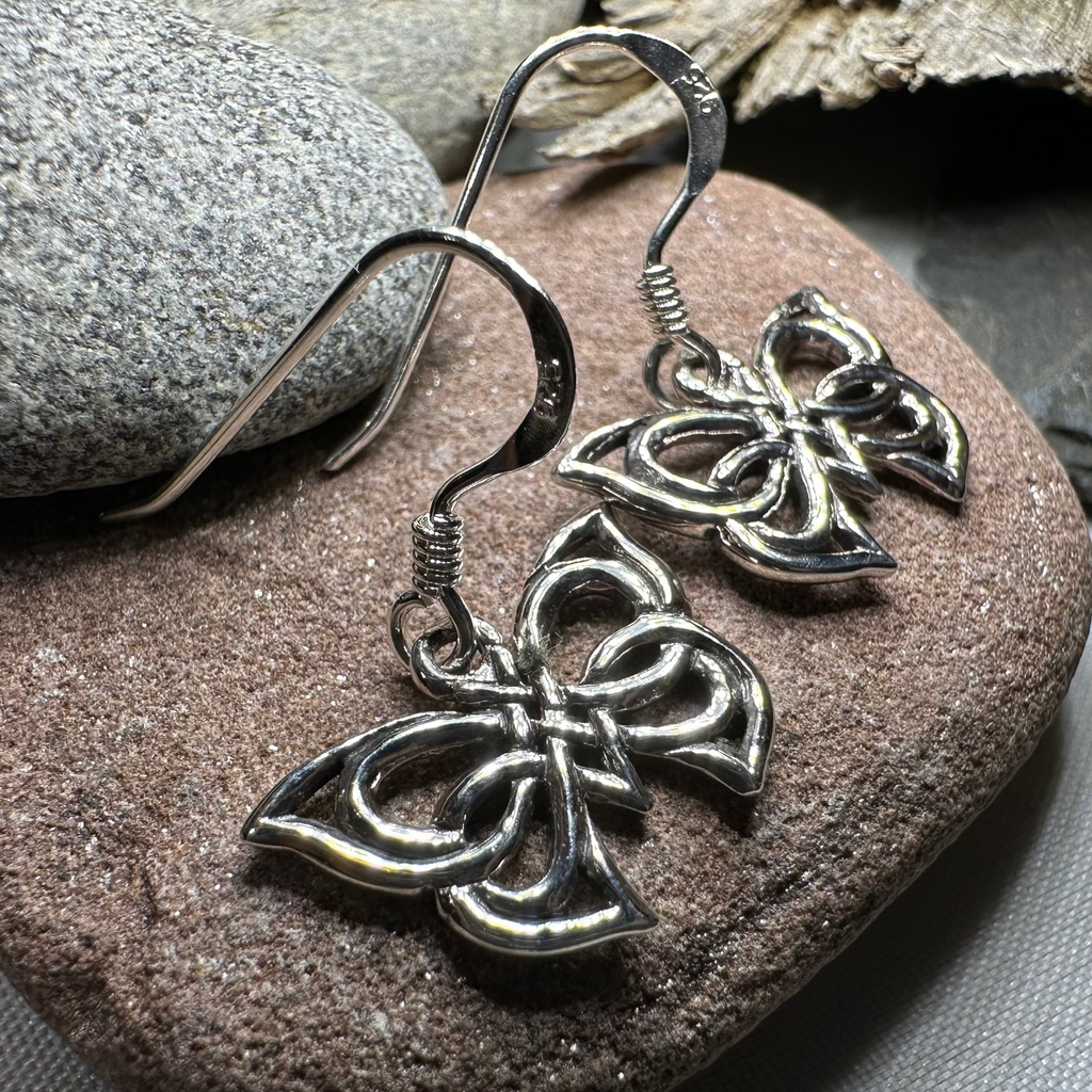 Flutter Celtic Butterfly Earrings