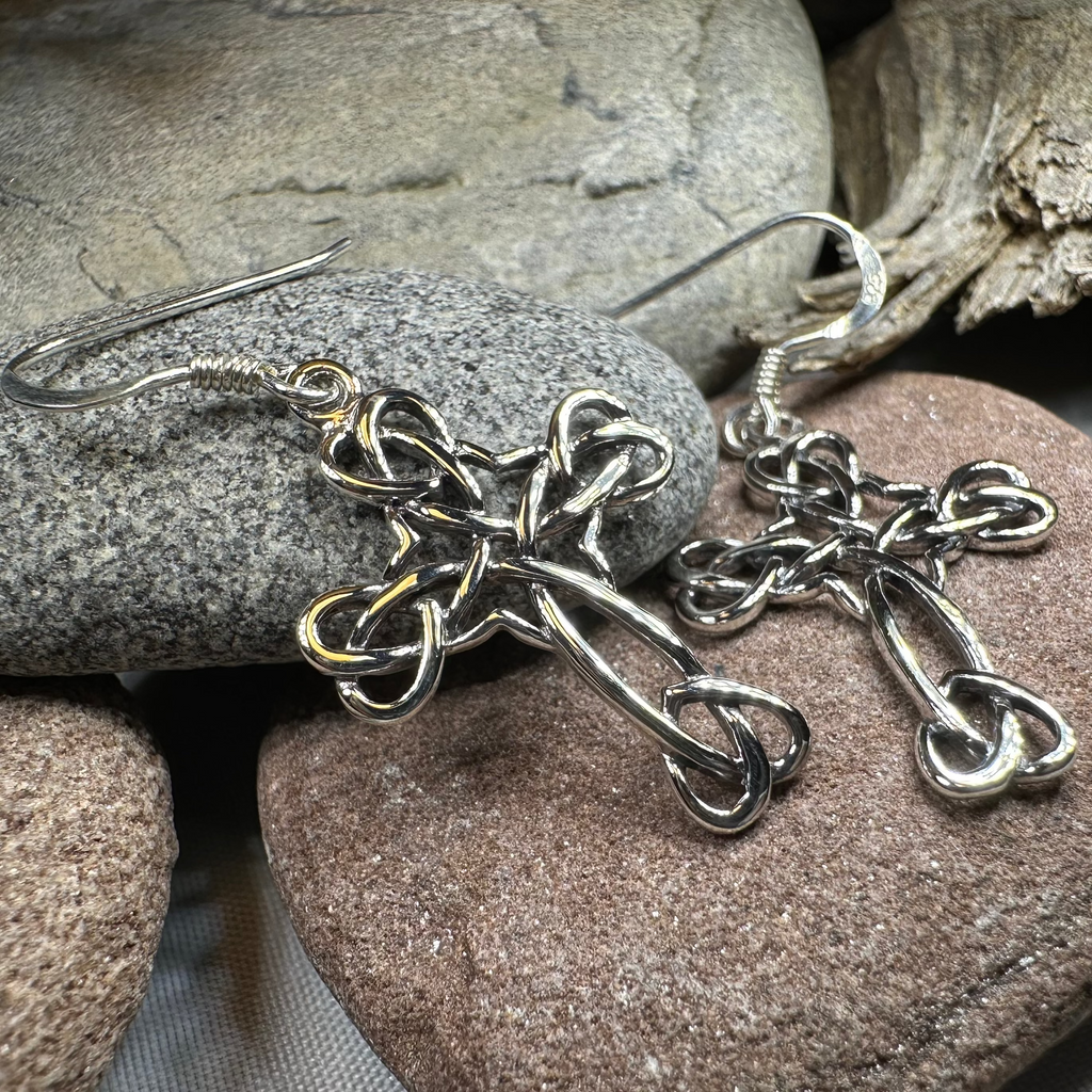 Angelisa Celtic Cross Earrings