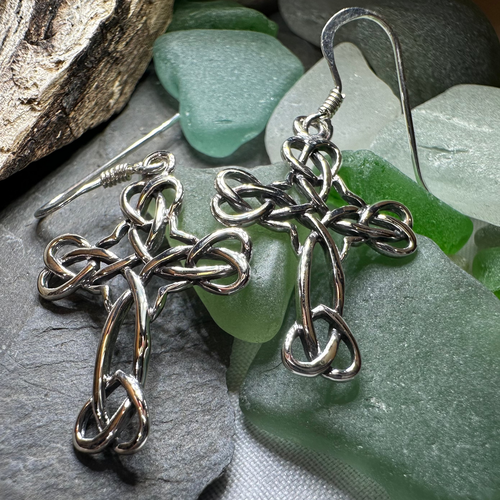 Angelisa Celtic Cross Earrings