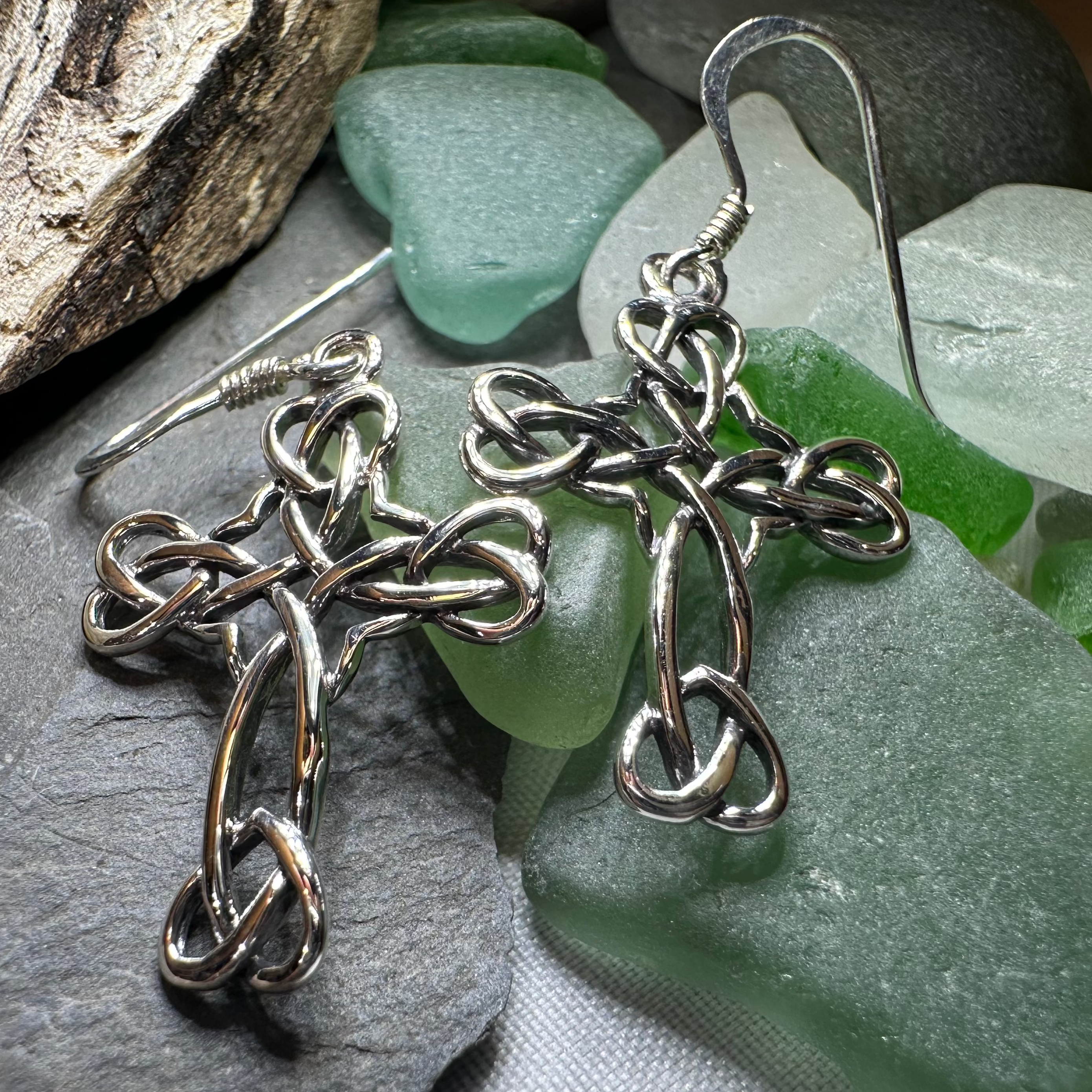 Angelisa Celtic Cross Earrings