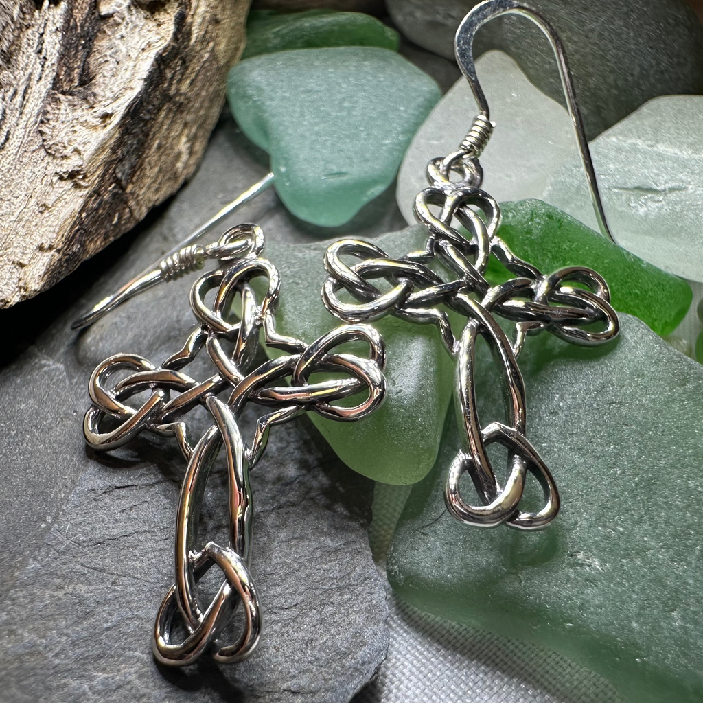 Angelisa Celtic Cross Earrings