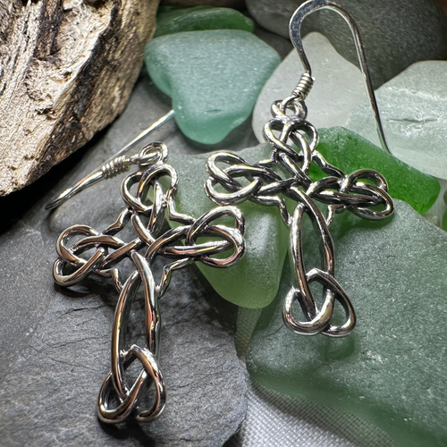 Angelisa Celtic Cross Earrings