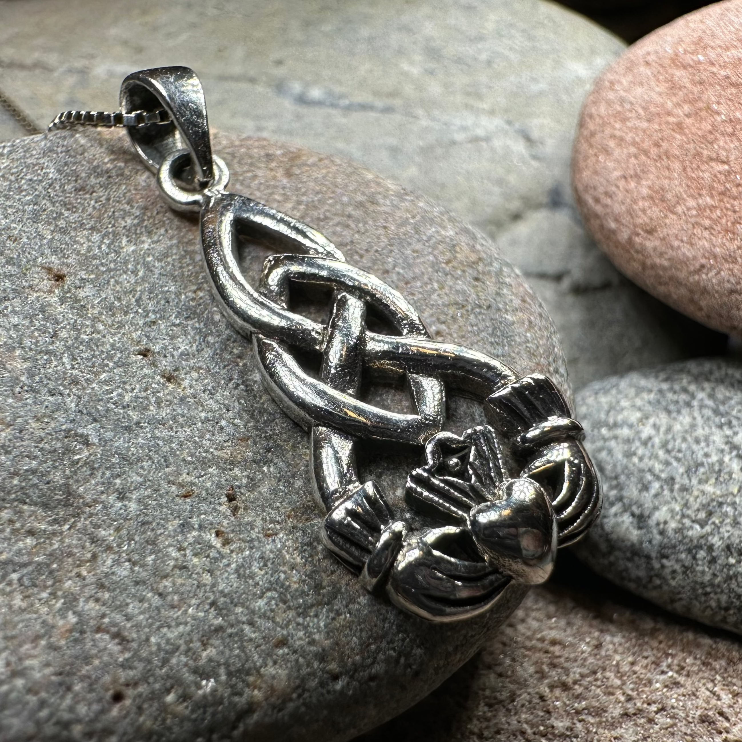 Croi Claddagh Necklace