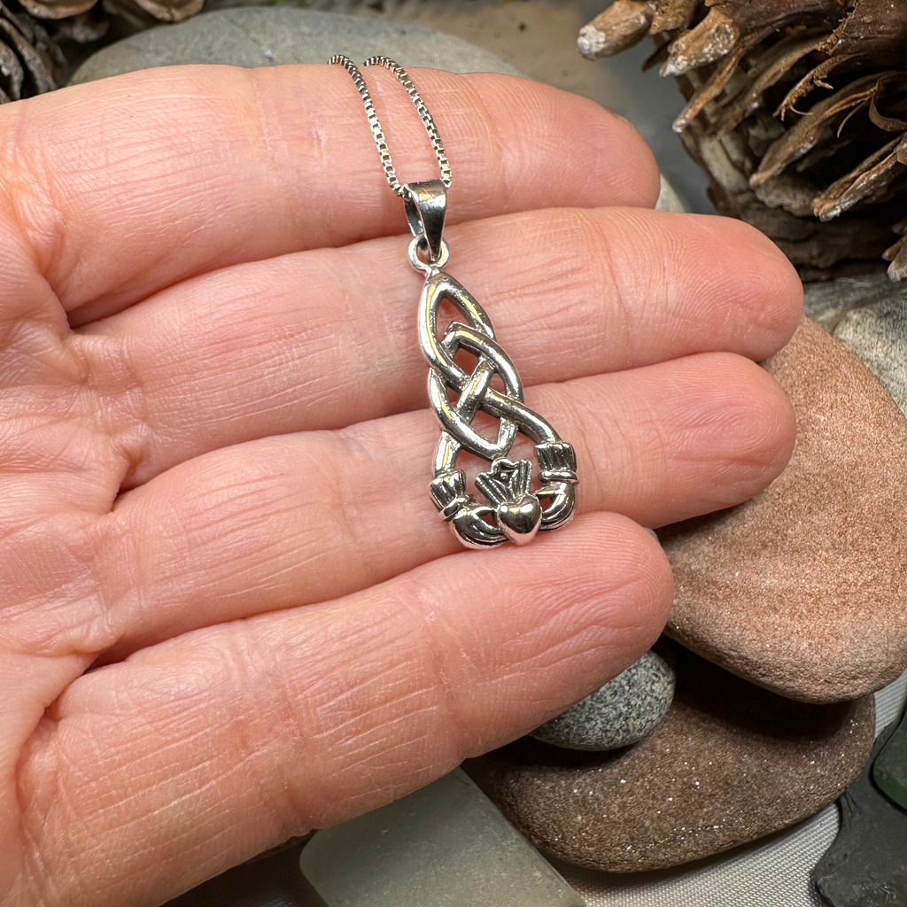 Croi Claddagh Necklace