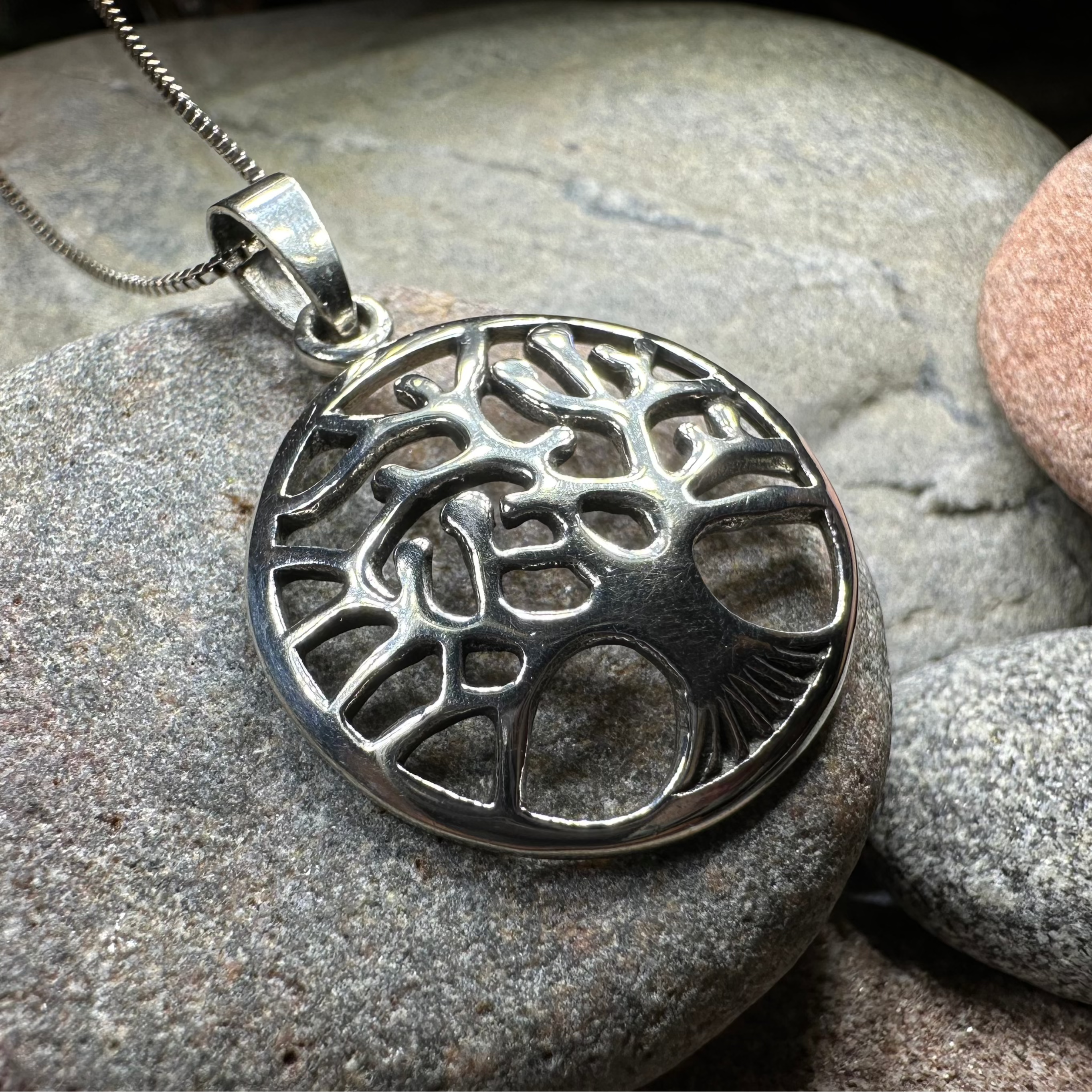 Modern Tree of Life Necklace