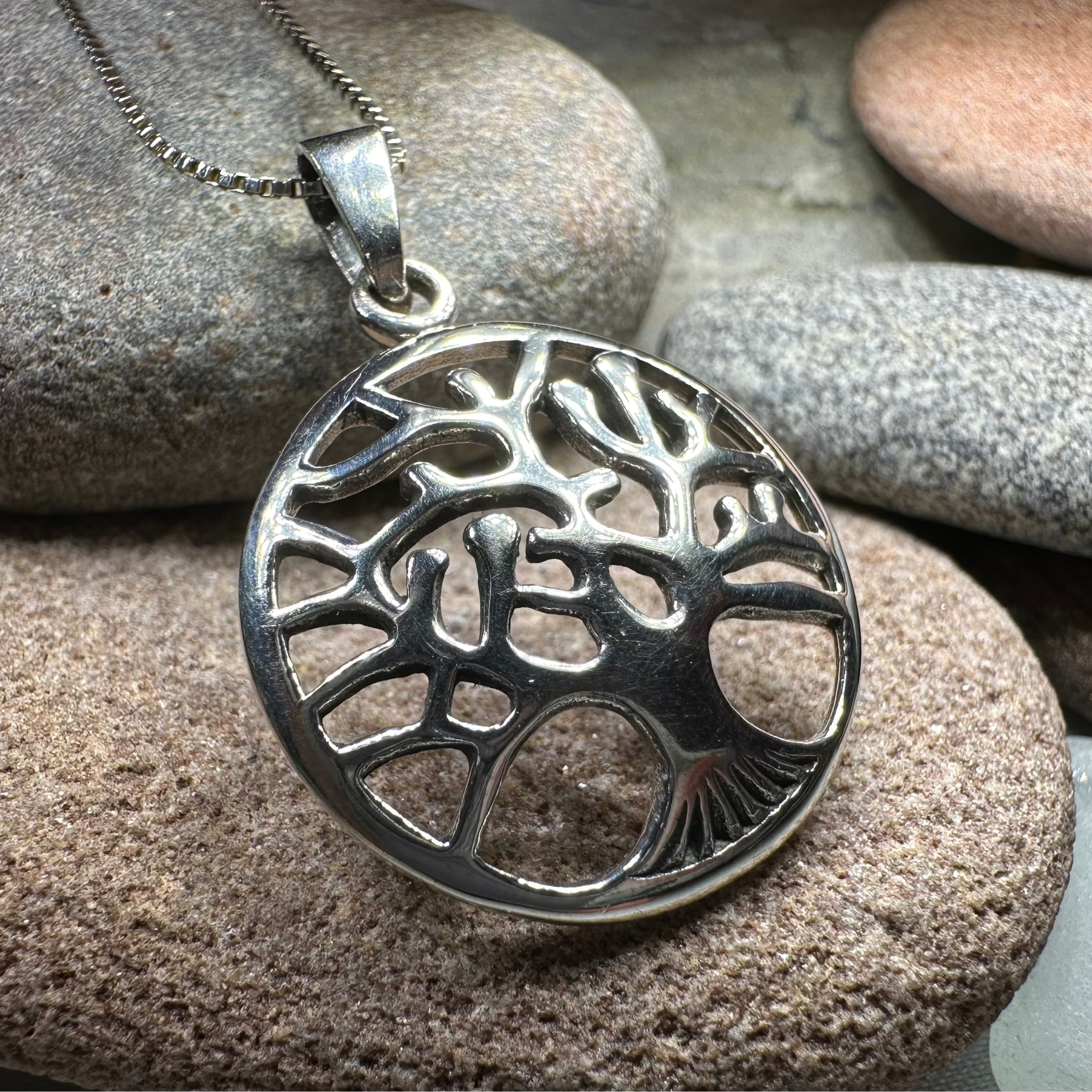 Modern Tree of Life Necklace