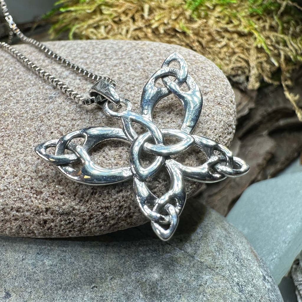 Trinity Knot Butterfly Necklace