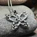 Trinity Knot Butterfly Necklace