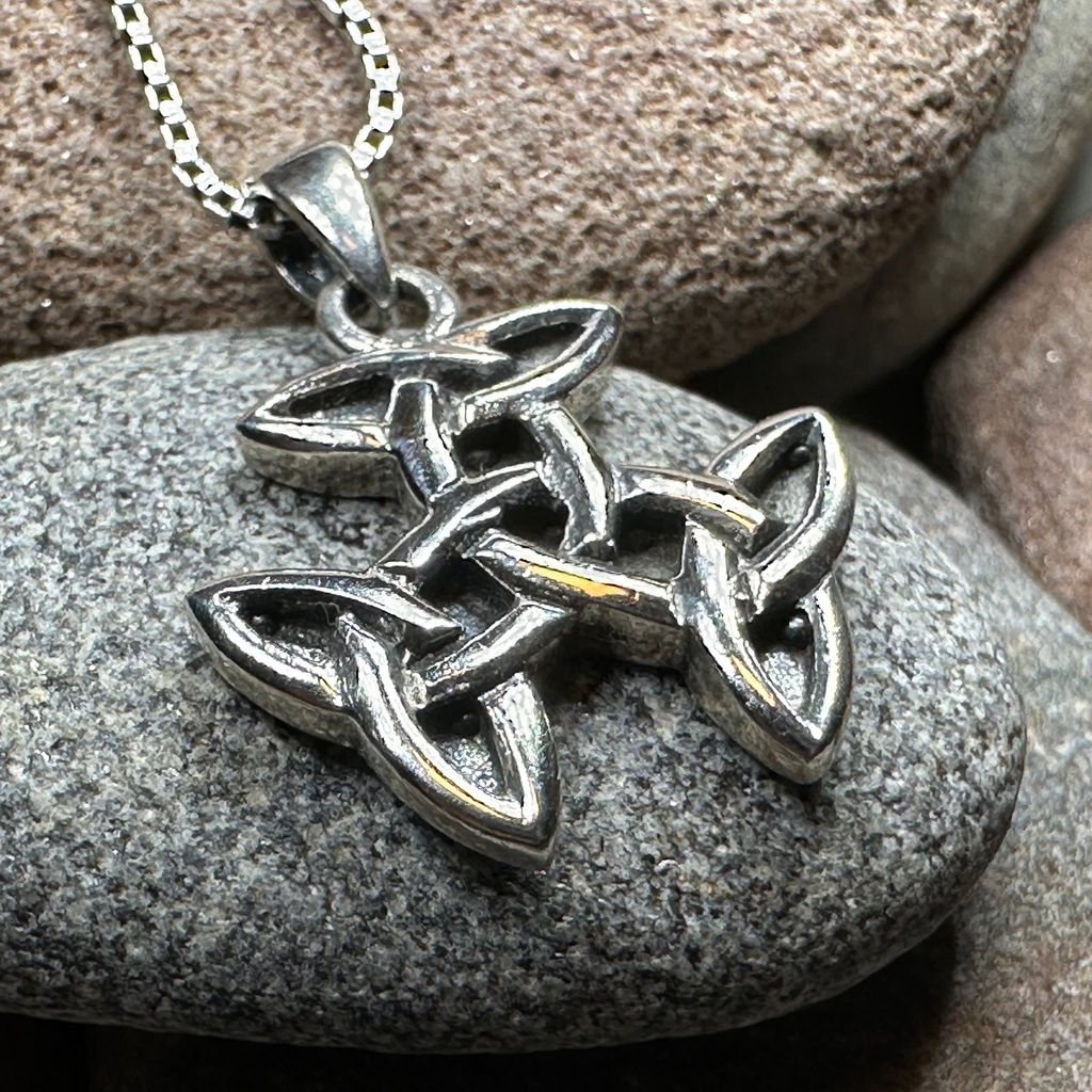 Three Trinity Knot Necklace