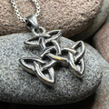 Three Trinity Knot Necklace