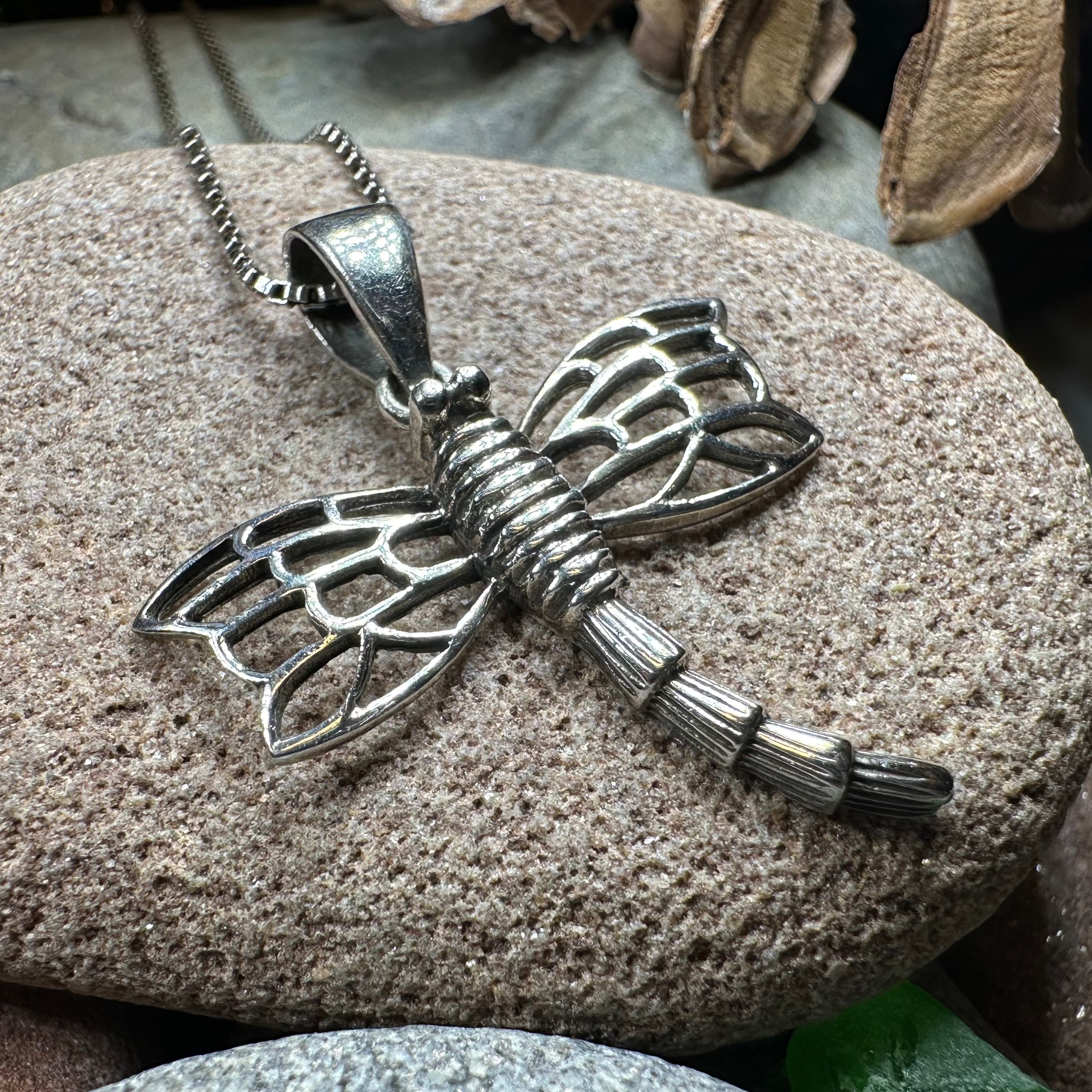 Celtic Dragonfly Necklace