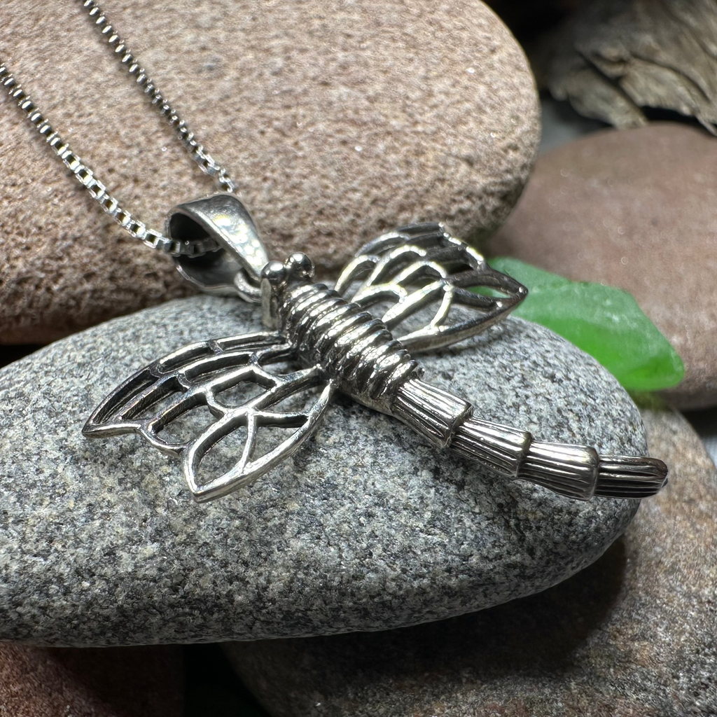 Celtic Dragonfly Necklace