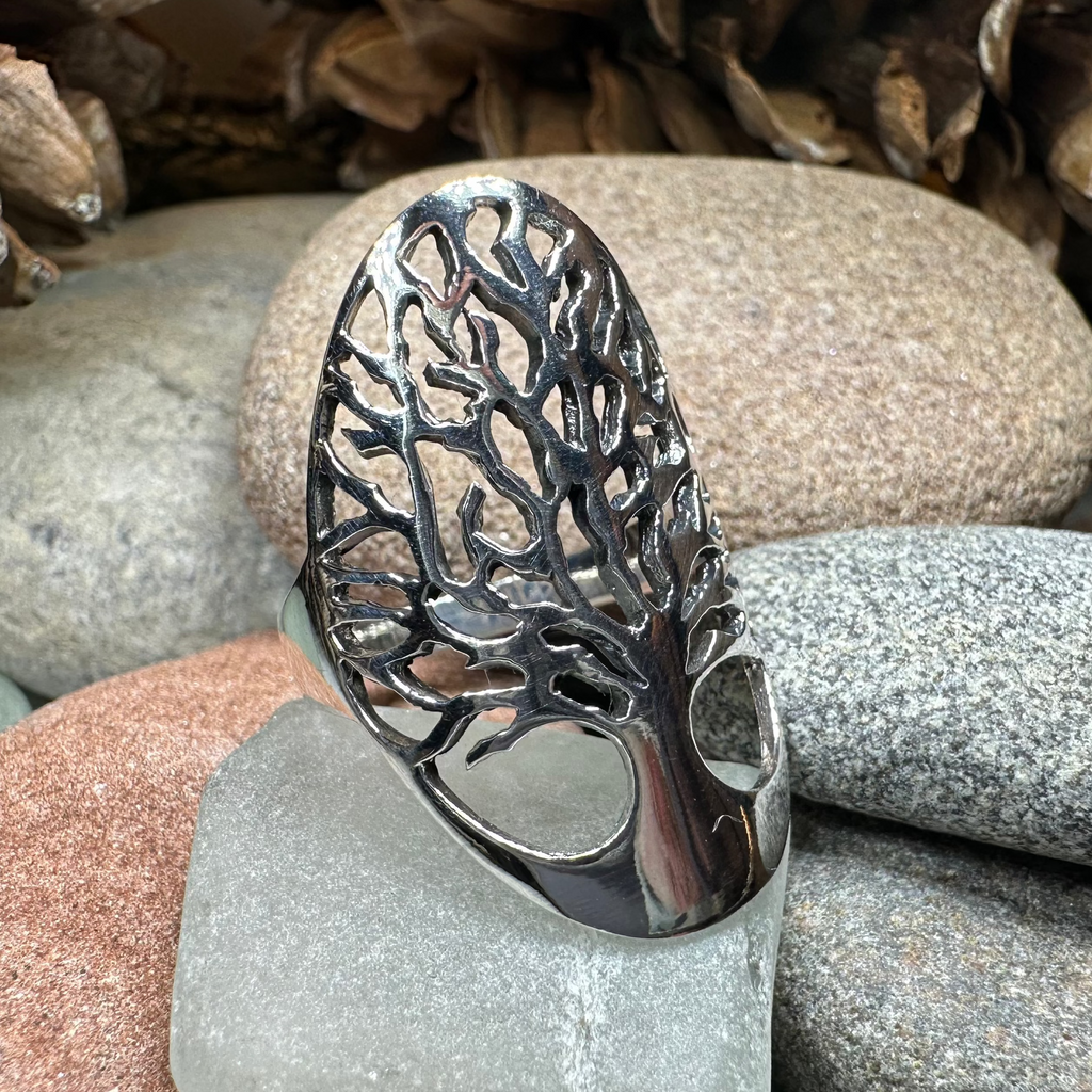 Caroline Tree of Life Ring in Sterling Silver