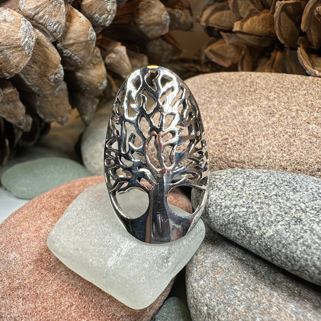 Caroline Tree of Life Ring in Sterling Silver