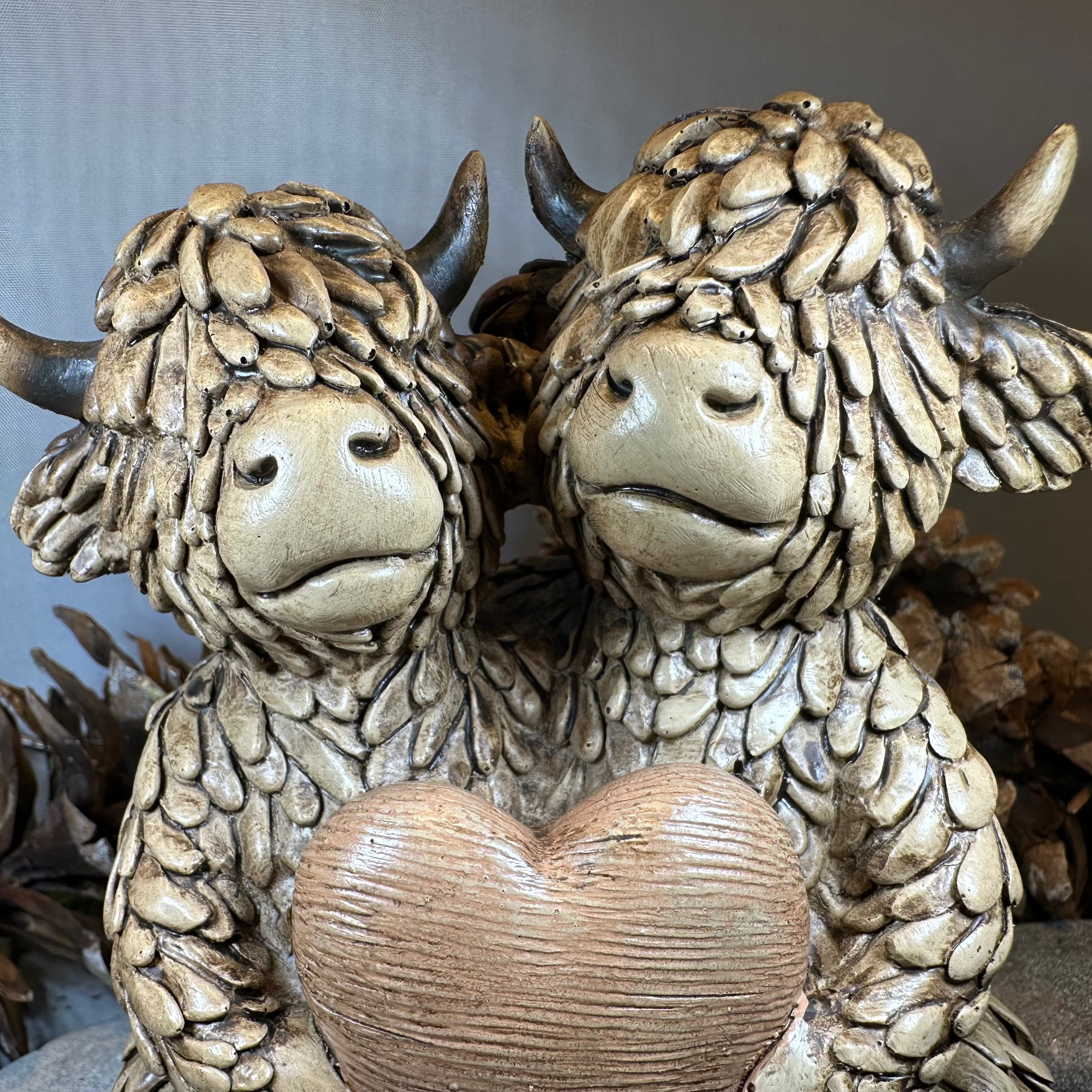 Our Love Highland Cow Figurine