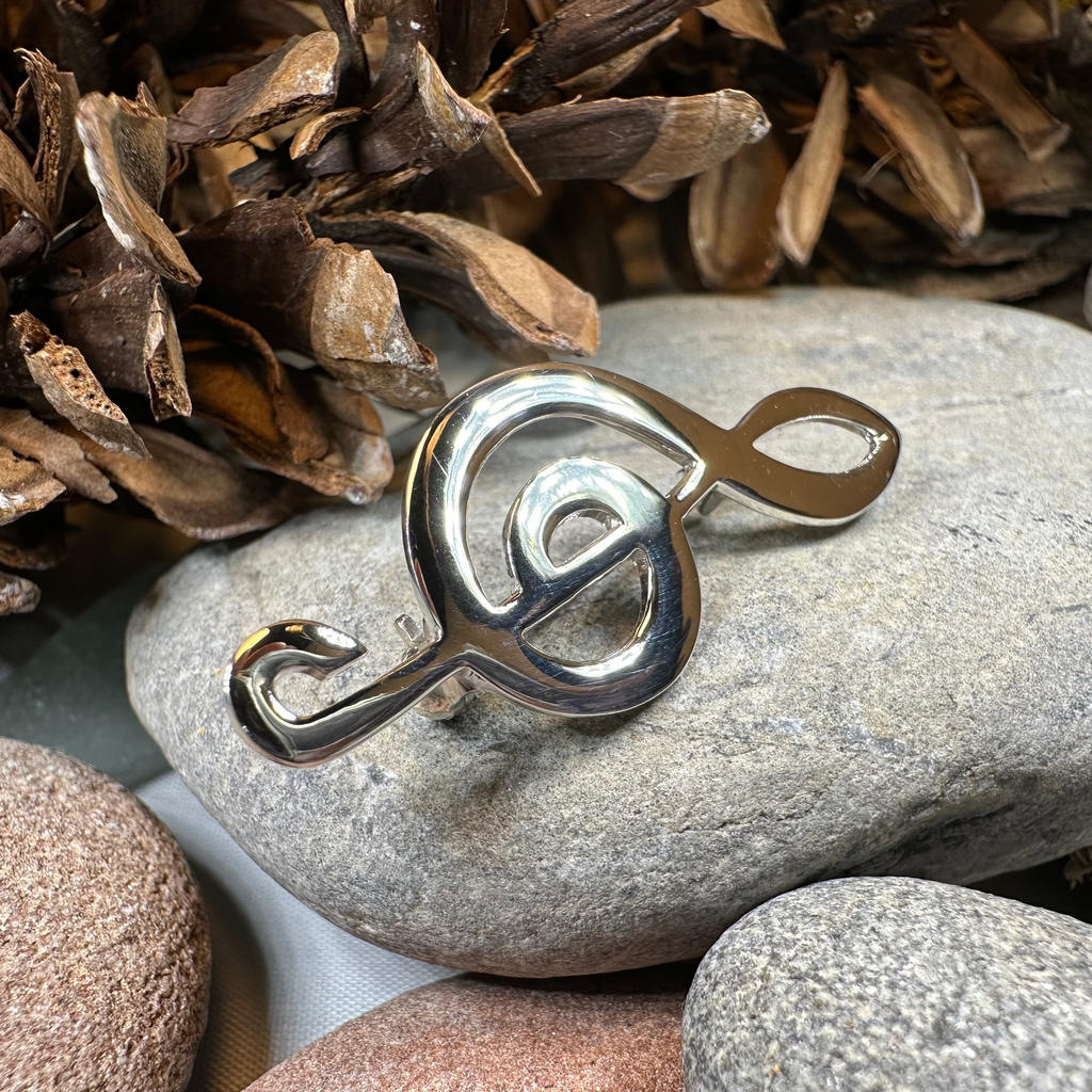 Cadence Music Note Brooch