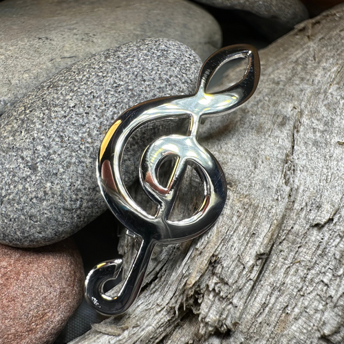 Cadence Music Note Brooch