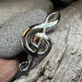 Cadence Music Note Brooch