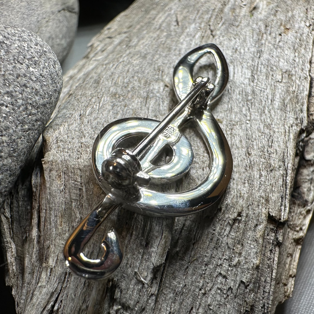 Cadence Music Note Brooch