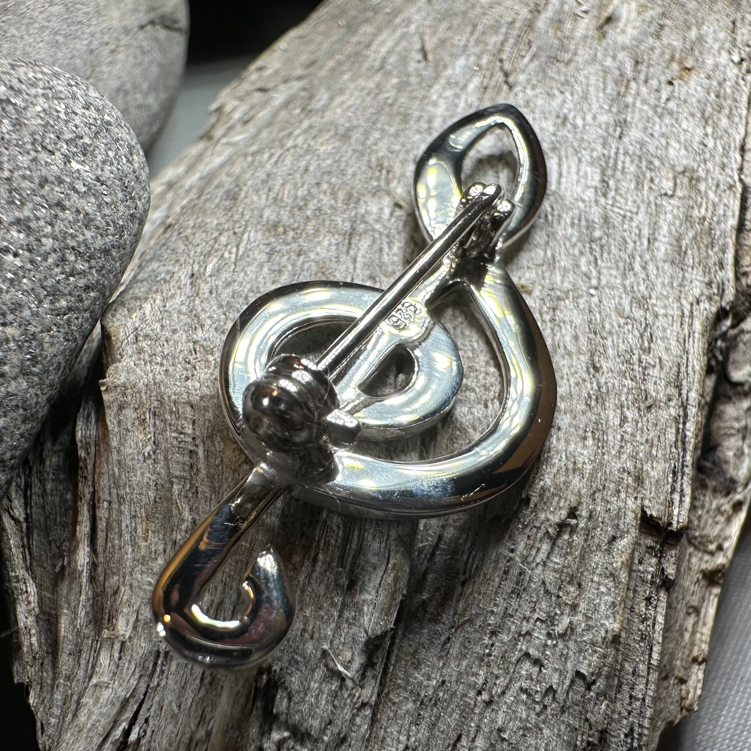 Cadence Music Note Brooch