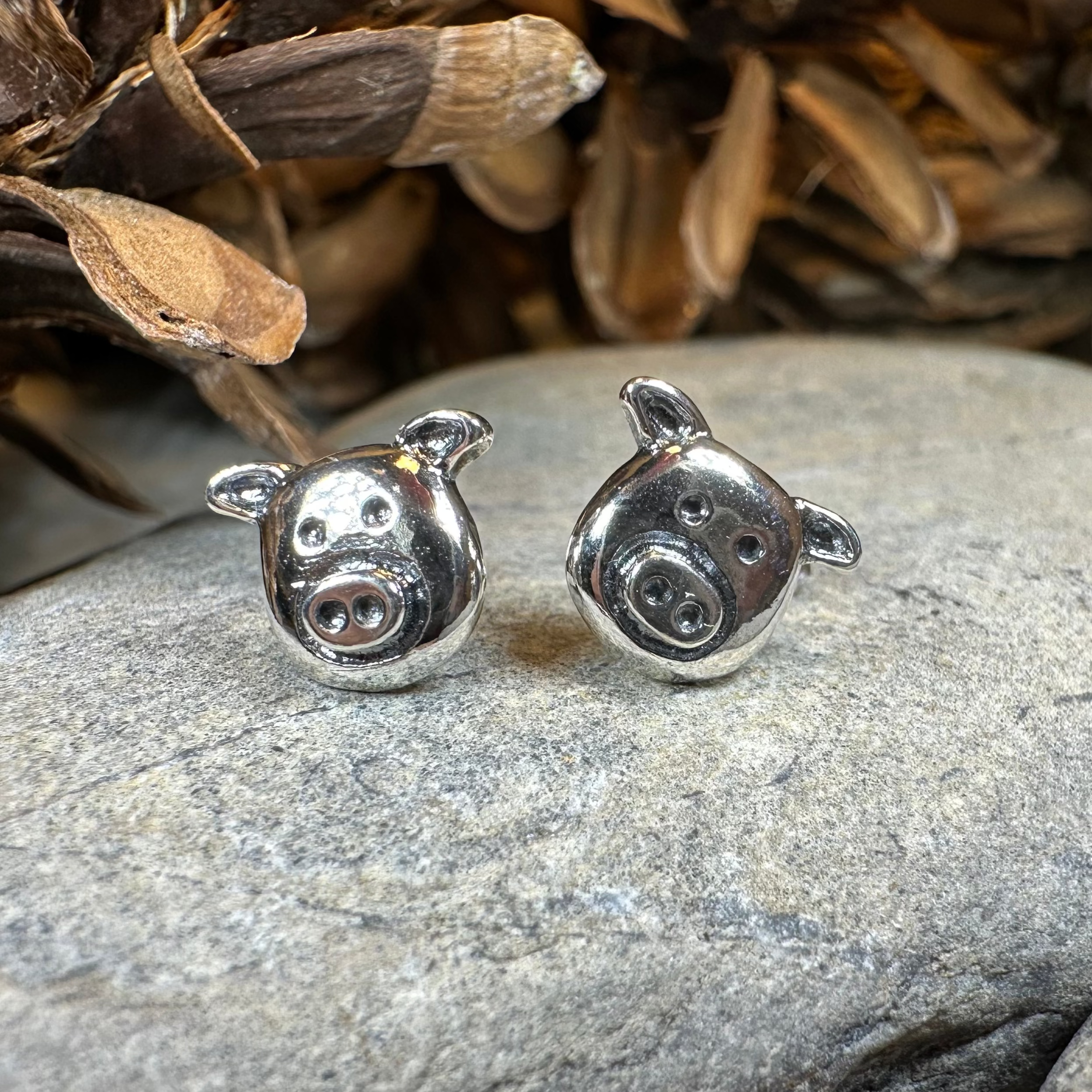 Little Piggy Stud Earrings
