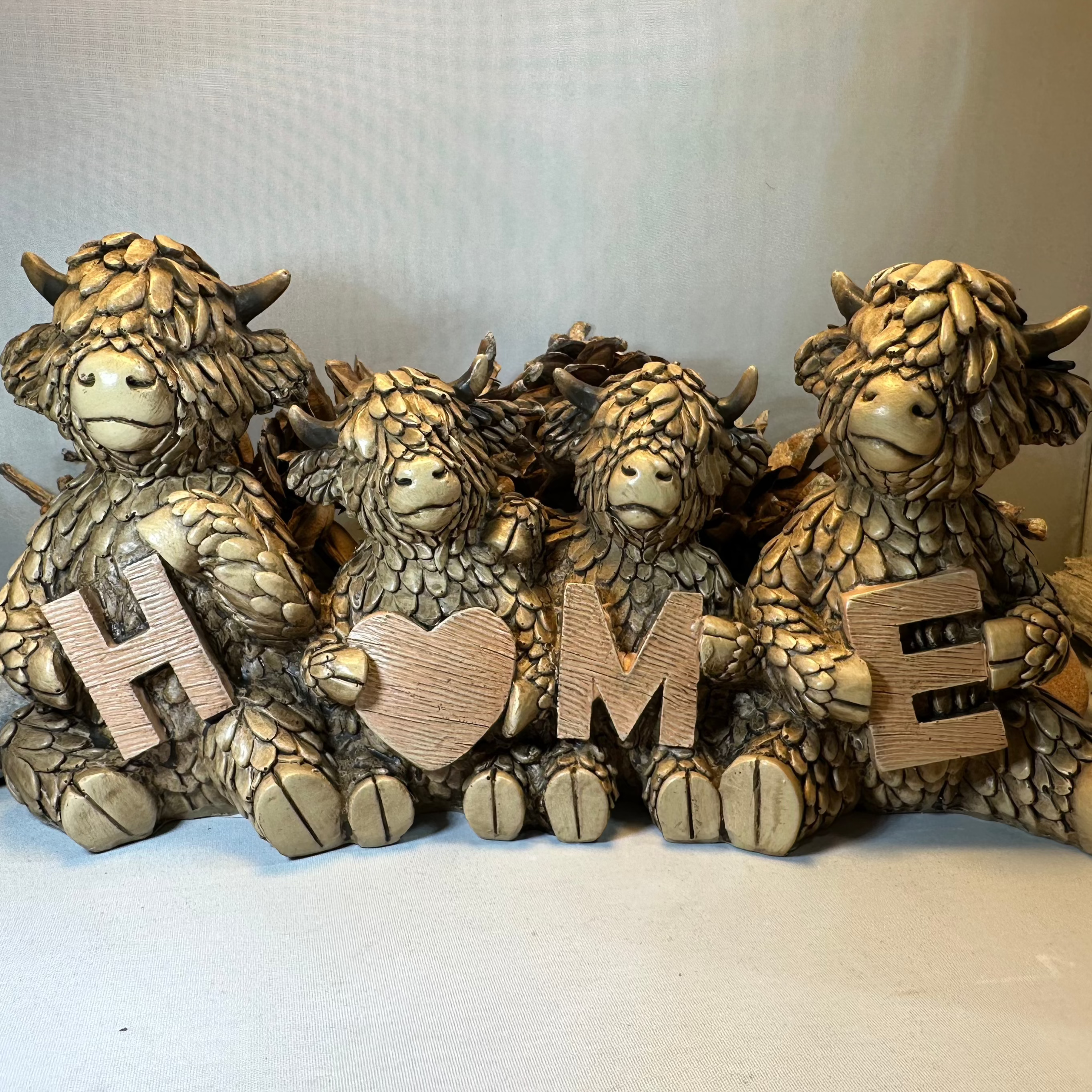 Our Home Highland Cows Figurine