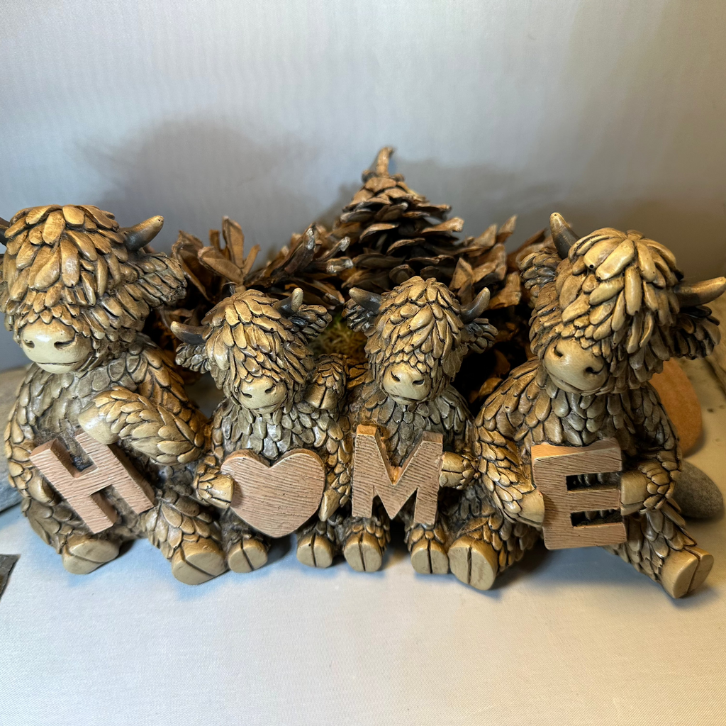Our Home Highland Cows Figurine