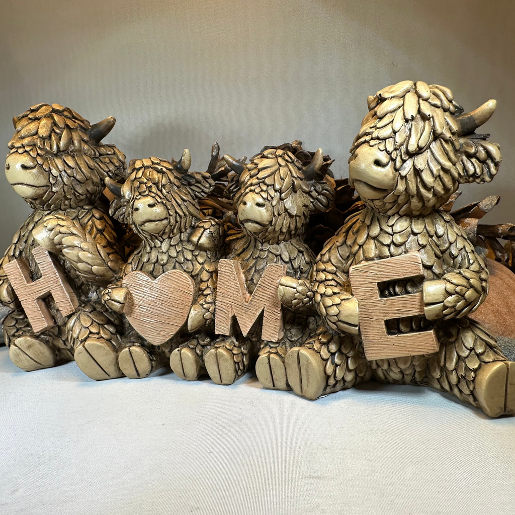 Our Home Highland Cows Figurine